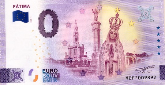 Billet 0€ FÁTIMA