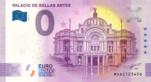 Billete de 0€ PALACIO DE BELLAS ARTES