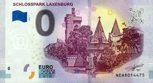 Banconota da 0€ SCHLOSSPARK LAXENBURG