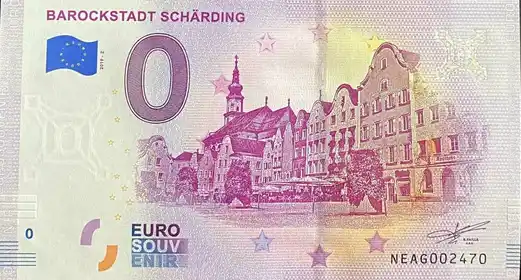Banconota da 0€ BAROCKSTADT SCHÄRDING