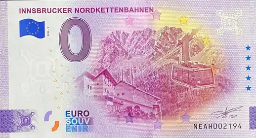 Billet 0€ INNSBRUCKER NORDKETTENBAHNEN