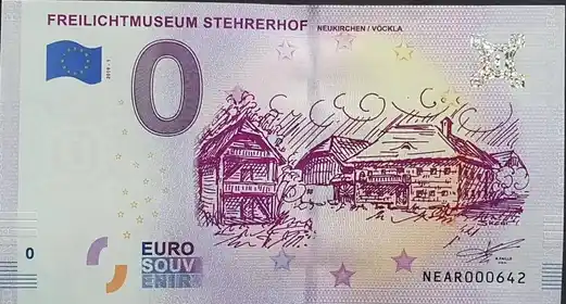 Billete de 0€ FREILICHTMUSEUM STEHRERHOFNEUKIRCHEN VÖCKLA
