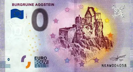 0€-Schein BURGRUINE AGGSTEIN