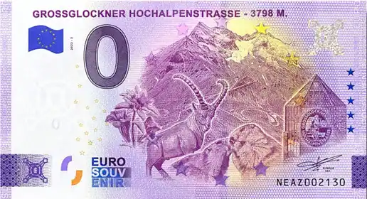 Billet 0€ GROSSGLOCKNER HOCHALPENSTRASSE - 3798 m.