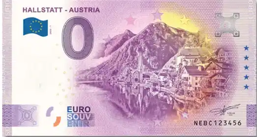 0€ banknote HALLSTATT - AUSTRIA