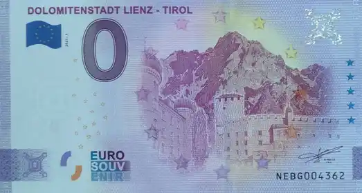 0€-Schein PYRAMIDENKOGEL - KEUTSCHACH AM WÖRTHERSEE