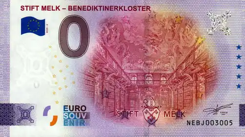 0€-Schein STIFT MELK - BENEBIKTINERKLOSTER