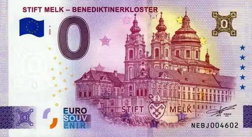 0€-Schein STIFT MELK - BENEDIKTINERKLOSTER