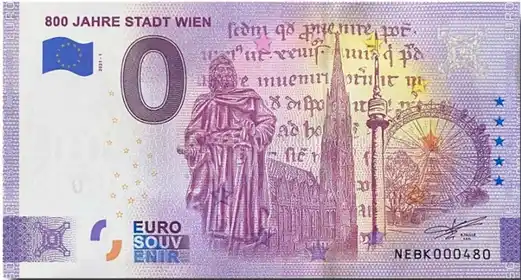 Billet 0€ 800 JAHRE STADT WIEN