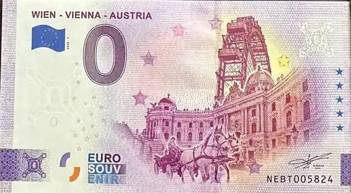 0€ banknote WIEN - VIENNA - AUSTRIA