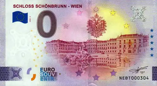 0€-Schein SCHLOSS SCHÖNBRUNN - WIEN