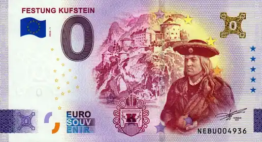0€-Schein FESTUNG KUFSTEIN
