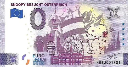 Billet 0€ SNOOPY BESUCHT ÖSTERREICH