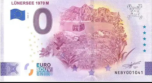 0€-Schein LÜNERSEE 1970 M