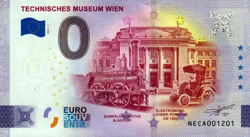 0€-Schein TECHNISCHES MUSEUM WIEN