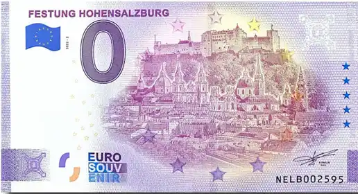 0€ banknote FESTUNG HOHENSALZBURG