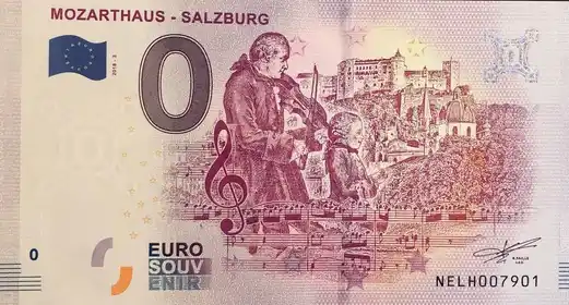 0€-Schein MOZARTHAUS - SALZBURG