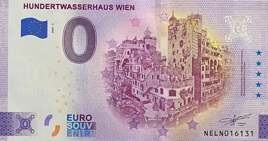 0€ banknote HUNDERTWASSERHAUS WIEN