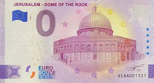 Billet 0€ JERUSALEM - DOME OF THE ROCK