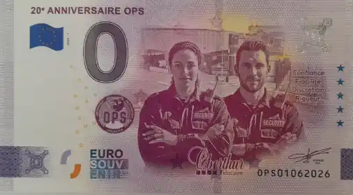 Billet 0€ 20e ANNIVERSAIRE OPS - OBERTHUR FIDUCIAIRE