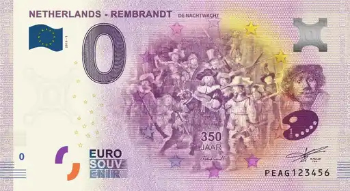 0€-Schein NETHERLANDS - REMBRANDTDE NACHTWACHT