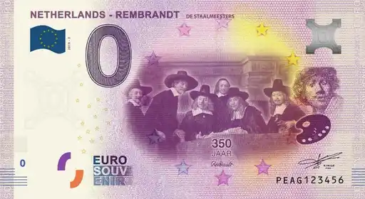 Billet 0€ NETHERLANDS - REMBRANDTDE STAALMEESTERS