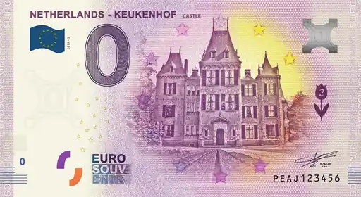 Billete de 0€ NETHERLANDS - KEUKENHOFCASTLE