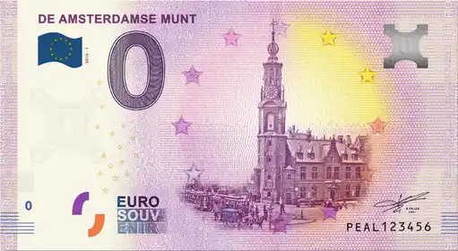 0€ banknote DE AMSTERDAMSE MUNT