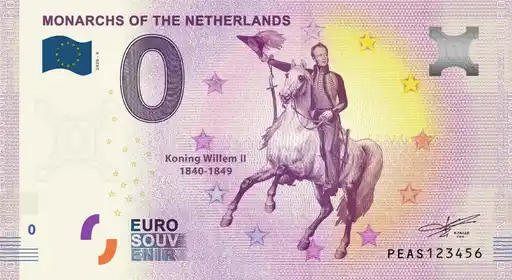 Billet 0€ MONARCHS OF THE NETHERLANDS