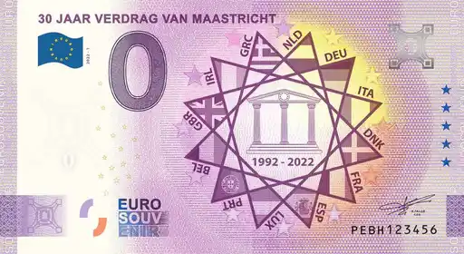 Billet 0€ 30 JAAR VERDRAG VAN MAASTRICHT