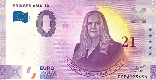 0€-Schein PRINSES AMALIA21