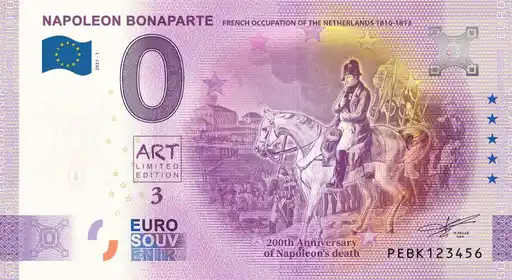 Billet 0€ NAPOLEON BONAPARTEFRENCH OCCUPATION OF THE NETHERLANDS 1810-1813