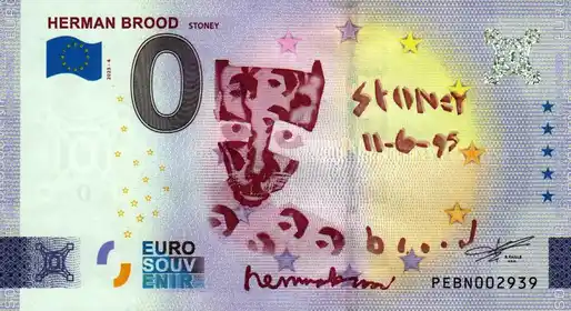 0€-Schein HERMAN BROODSTONEY