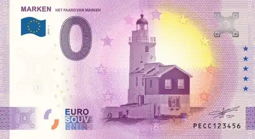 Banconota da 0€ MARKENHET PAARD VAN MARKEN