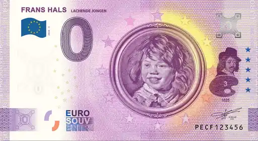 0€ banknote FRANS HALSLAGENDE JONGE