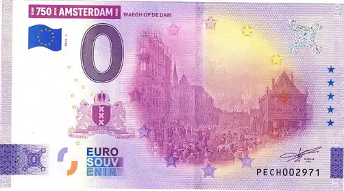 Billet 0€ 750 AMSTERDAMWAEGH OP DE DAM