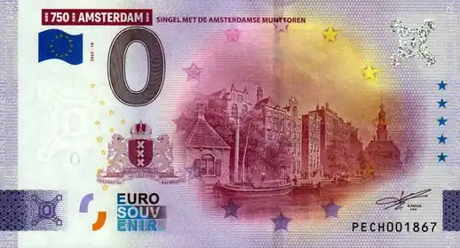 0€-Schein 750 AMSTERDAM