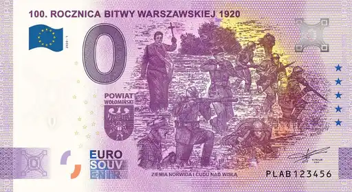0€-Schein 100. ROCZNICA BITWY WARSZAWSKIEJ 1920
