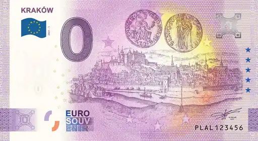 0€ banknote KRAKÓW