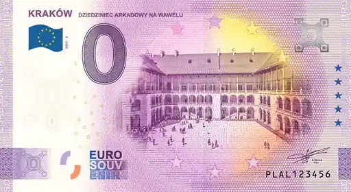 0€ banknote KRAKÓW