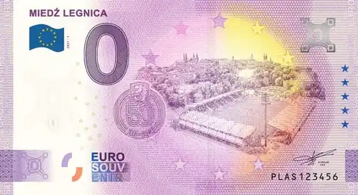 0€ banknote MIEDZ LEGNICA