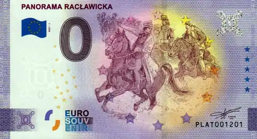 0€-Schein PANORAMA RACŁAWICKA