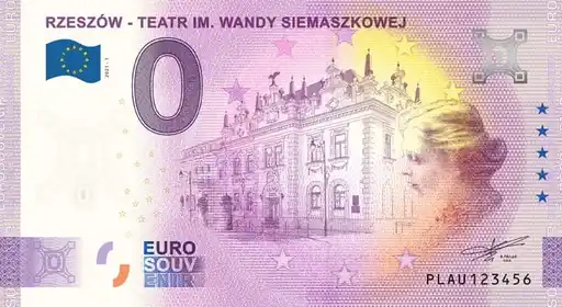0€-Schein RZESZOW - TEATR MI. WAND SIEMASZKOWEJ