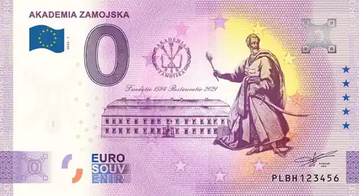 0€-Schein AKADEMIA ZAMOJSKA