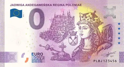Billet 0€ JADWIGA ANDEGAWENSKA REGINA POLINIAE