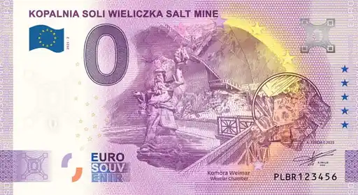 0€-Schein KOPALNIA SOLI WIELICZKA SALT MINE