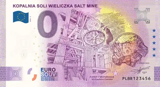 0€ banknote KOPALNIA SOLI WIELICZKA SALT MINE