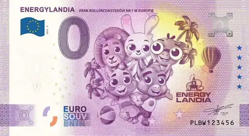 0€-Schein ENERGYLANDIA
