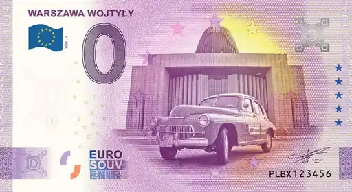 0€-Schein WARSZAWA WOJTYLY