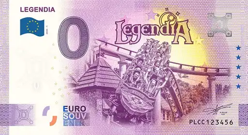 Billete de 0€ LEGENDIA